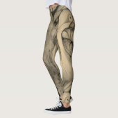 grau abstrakt leggings (Links)