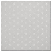 Grau Anchor Print Stoff (Muster)