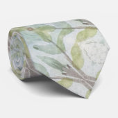 Grau Aquamarin und grün Krawatte (Gerollt)