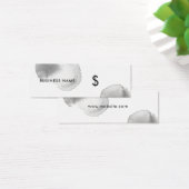 Grau-Aquarell Splash White Modern Price Tag (Schreibtisch)