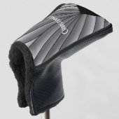 Grau Art Deco Design Golf Headcover (3/4 Vorderseite)