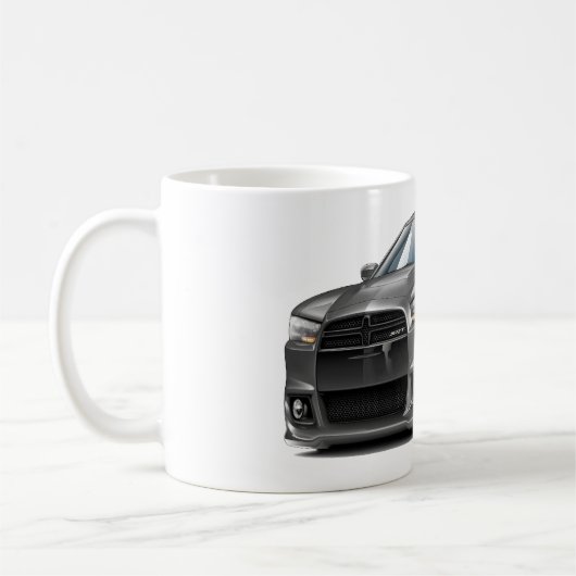 Grau-Auto des Dodge-Ladegerät-SRT8 Kaffeetasse (Links)