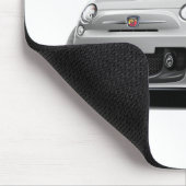 Grau-Auto Fiats 500 Abarth Mousepad (Ecke)
