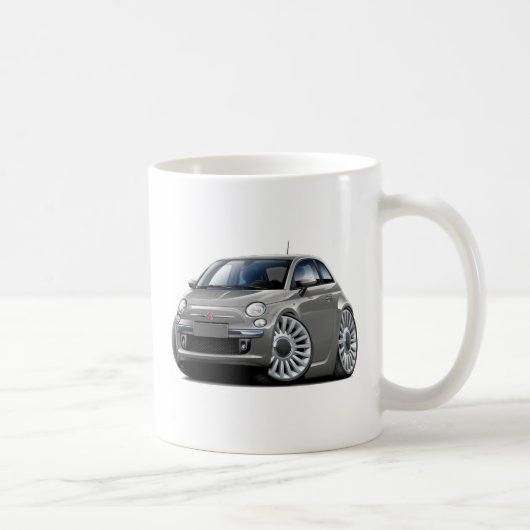 Grau-Auto Fiats 500 Kaffeetasse (Rechts)