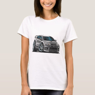Grau-Auto Mitsubishis Evo T-Shirt