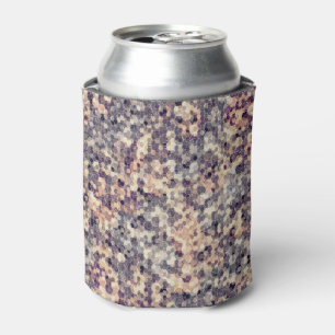 grau, beige geometrisch dosenkühler