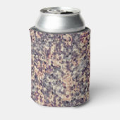 grau, beige geometrisch dosenkühler (Kanne Rückseite)
