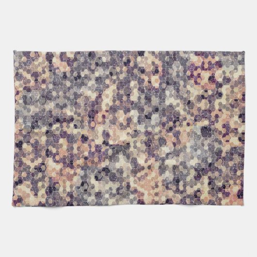 grau, beige geometrisch geschirrtuch (Horizontal)