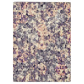 grau, beige geometrisch klemmbrett (Rückseite)