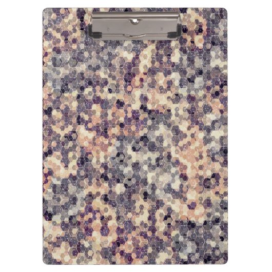 grau, beige geometrisch klemmbrett (Vorderseite)