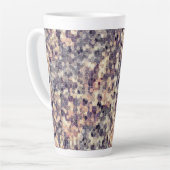 grau, beige geometrisch milchtasse (Linke Ecke)