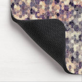 grau, beige geometrisch mousepad (Ecke)