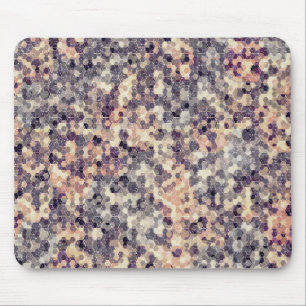 grau, beige geometrisch mousepad