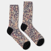 grau, beige geometrisch socken (Rechts)