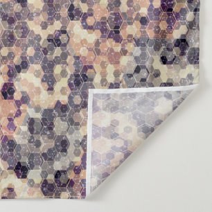 grau, beige geometrisch wandteppich