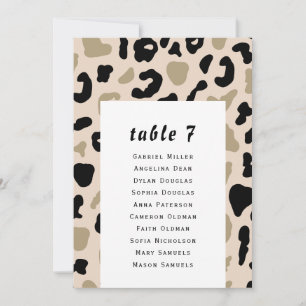 Grau-beige Muster. Moderne Gästekarten. Einladung