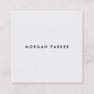 Grau Beruflich Moderner einfacher Platz Quadratische Visitenkarte