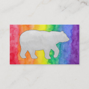 Grau betreffen Regenbogen-Wäsche-Visitenkarte Visitenkarte
