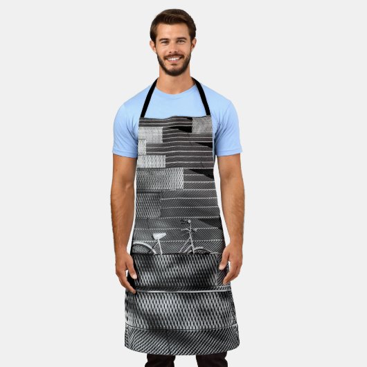 GRAU BICYCLE SCHÜRZE (Getragen)