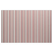 Grau-, Bisque-, Rot- und Dunkelgrau-Streifen Stoff (Fat Quarter (45,7 x 55,9 cm))