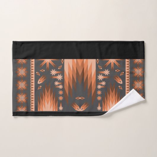 Grau Black Southwestern Bath Handtuch Set (Handtuch)