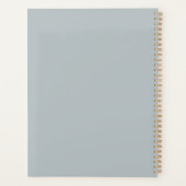 Grau Blau Bronze Weiß Libelle Planer (Rückseite)