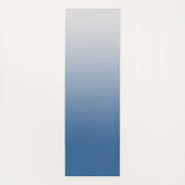 Grau Blau Gradienten Yoga Mat Yogamatte (Rückseite)