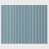 Grau Blau & Hellgrau Blau Streifen Geschenkpapier (Flach)