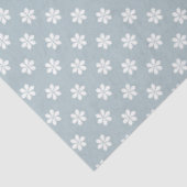 Grau Blau mit Whity Daisy-Whity Seidenpapier (Ausschnitt)