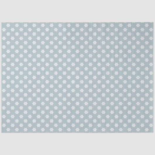 Grau Blau mit Whity Daisy-Whity Seidenpapier (Vorderseite)