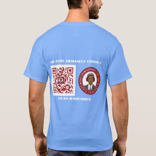 Grau-Blau T-Shirt (Rückseite)