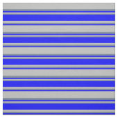 Grau, Blau und Schiefergraue Linien Stoff (Muster)