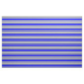 Grau, Blau und Schiefergraue Linien Stoff (Fat Quarter (45,7 x 55,9 cm))