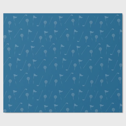 Grau-blaue Golfball-Verpackungspapier  Geschenkpapier (Flach)
