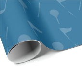 Grau-blaue Golfball-Verpackungspapier  Geschenkpapier (Rolleneckpunkt)