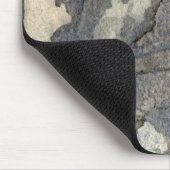 grau-blaues Hintergrund-Aquarell 2 Mousepad (Ecke)