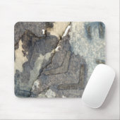 grau-blaues Hintergrund-Aquarell 2 Mousepad (Mit Mouse)
