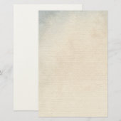 grau-blaues Hintergrund-Aquarell 7 Briefpapier (Vorne/Hinten)