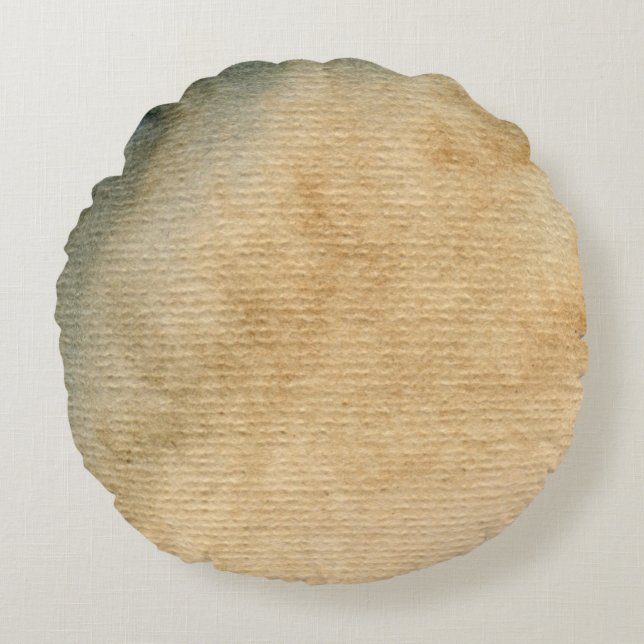 grau-blaues Hintergrund-Aquarell 7 Rundes Kissen (Vorderseite)