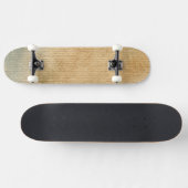 grau-blaues Hintergrund-Aquarell 7 Skateboard (Horizontal)