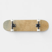 grau-blaues Hintergrund-Aquarell 7 Skateboard (Horizontal)