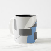 Grau blenden Tasse (Vorderseite Links)
