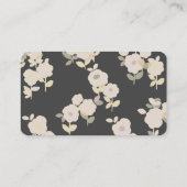 Grau, Blumen-Geschäft - nennende Karte (Rückseite)