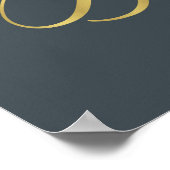 GRAU BLUSH FLORAL WATERCOLOR BRAUTPARTY WILLKOMMEN POSTER (Ecke)