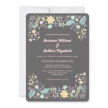 Grau Blush Pink Aqua Moderne Blumenhochzeit