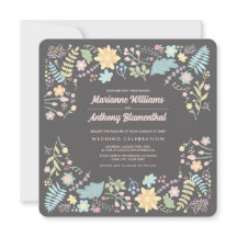 Grau Blush Pink Aqua Moderne Blumenhochzeit