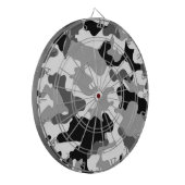 Grau Camouflage Dartboard Dartscheibe (Vorderseite Links)