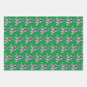 Grau Camouflage Snowmobiler Geschenkpapier Set (Vorderseite 3)