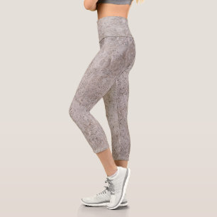 Grau Capri Leggings