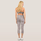 Grau Capri Leggings (Rückseite)